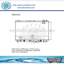 Kühler für TOYOTA ES300 164000A060/164000A050 97-01 Hersteller und Direktverkauf